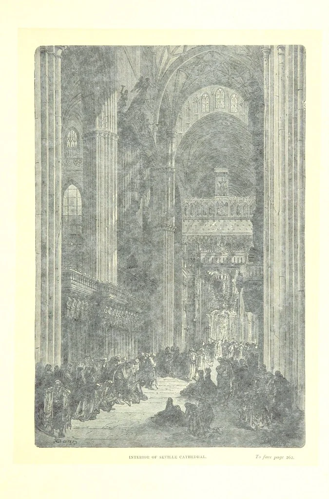 An illustration from Spain ... Illustrated by Gustave Doré. Translated by J. Thomson, 1881, leaf 285