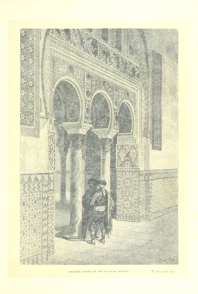 An illustration from Spain ... Illustrated by Gustave Doré. Translated by J. Thomson, 1881, leaf 289