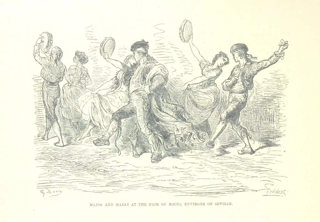 An illustration from Spain ... Illustrated by Gustave Doré. Translated by J. Thomson, 1881, leaf 300