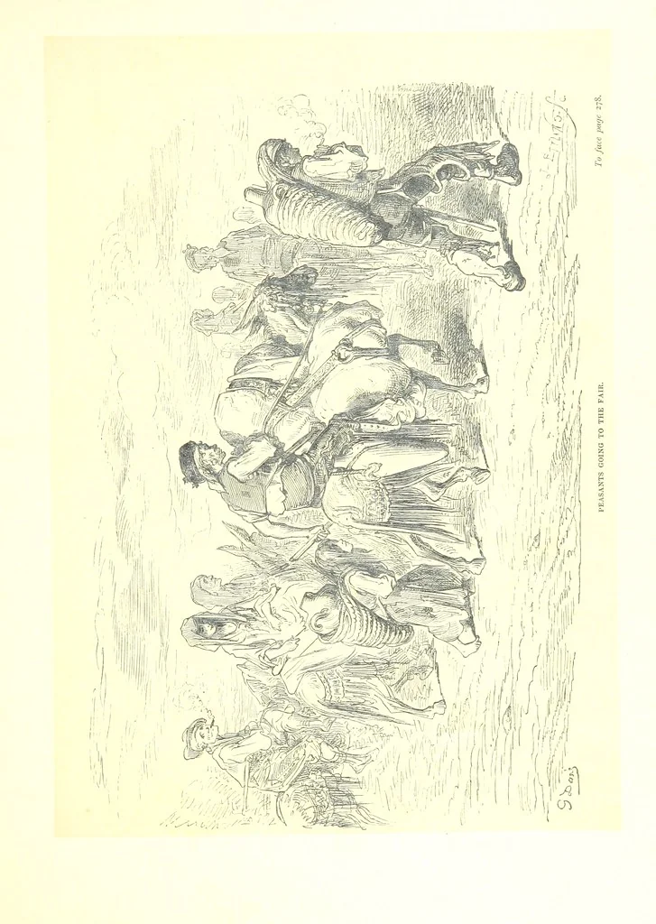 An illustration from Spain ... Illustrated by Gustave Doré. Translated by J. Thomson, 1881, leaf 301
