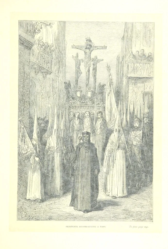 An illustration from Spain ... Illustrated by Gustave Doré. Translated by J. Thomson, 1881, leaf 313