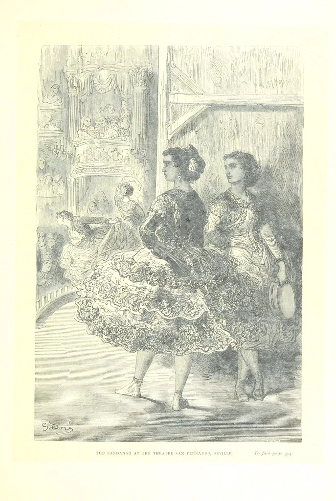 An illustration from Spain ... Illustrated by Gustave Doré. Translated by J. Thomson, 1881, leaf 327
