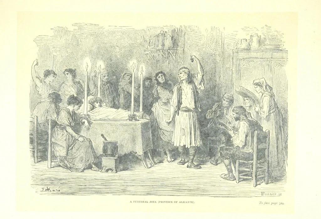 An illustration from Spain ... Illustrated by Gustave Doré. Translated by J. Thomson, 1881, leaf 347