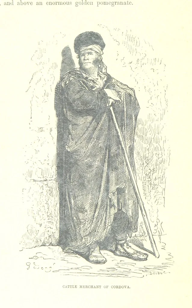 An illustration from Spain ... Illustrated by Gustave Doré. Translated by J. Thomson, 1881, leaf 372