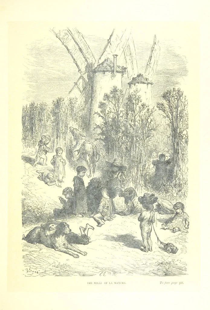 An illustration from Spain ... Illustrated by Gustave Doré. Translated by J. Thomson, 1881, leaf 389