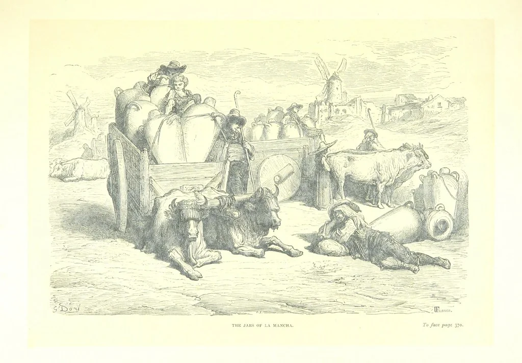 An illustration from Spain ... Illustrated by Gustave Doré. Translated by J. Thomson, 1881, leaf 393