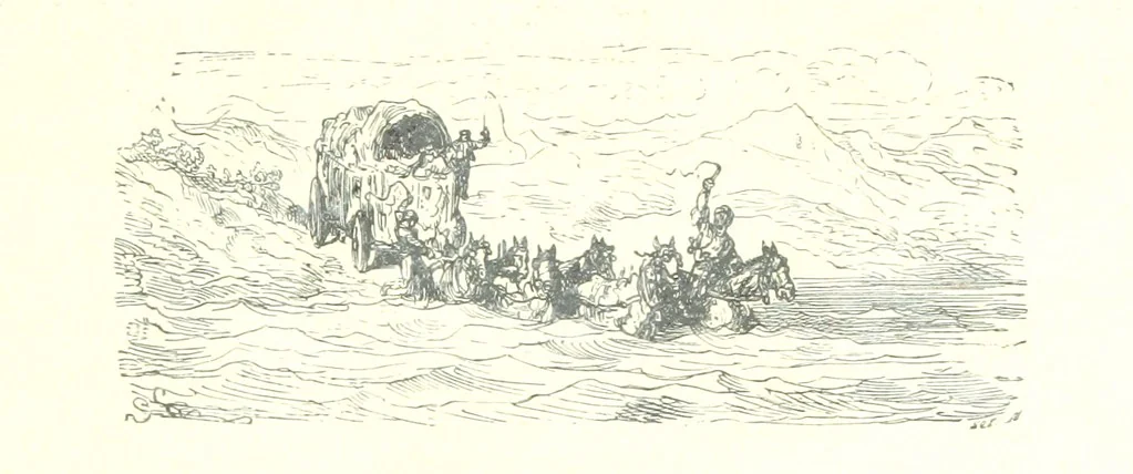 An illustration from Spain ... Illustrated by Gustave Doré. Translated by J. Thomson, 1881, leaf 41