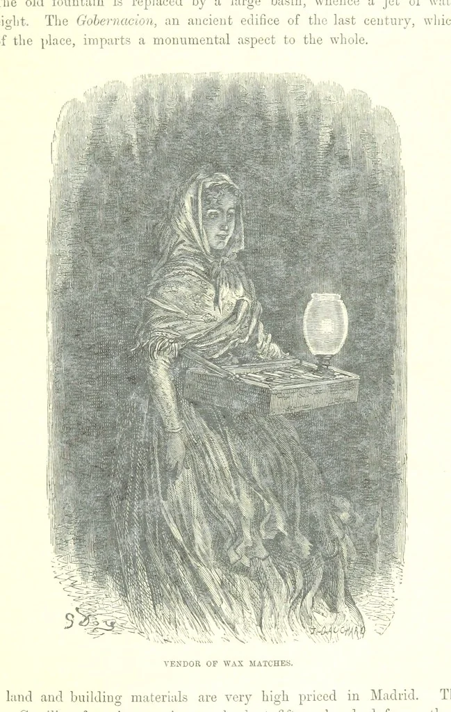 An illustration from Spain ... Illustrated by Gustave Doré. Translated by J. Thomson, 1881, leaf 425