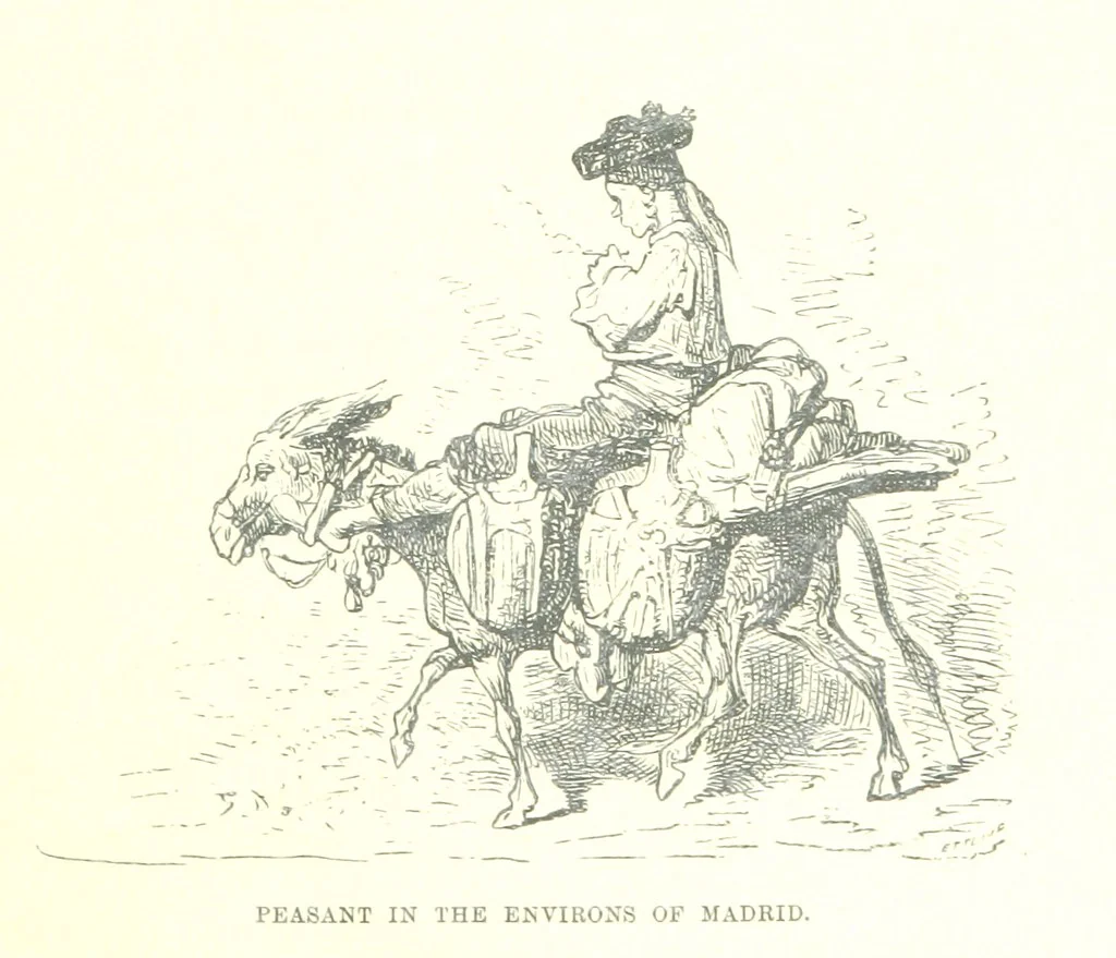 An illustration from Spain ... Illustrated by Gustave Doré. Translated by J. Thomson, 1881, leaf 427