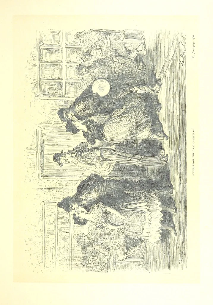 An illustration from Spain ... Illustrated by Gustave Doré. Translated by J. Thomson, 1881, leaf 429