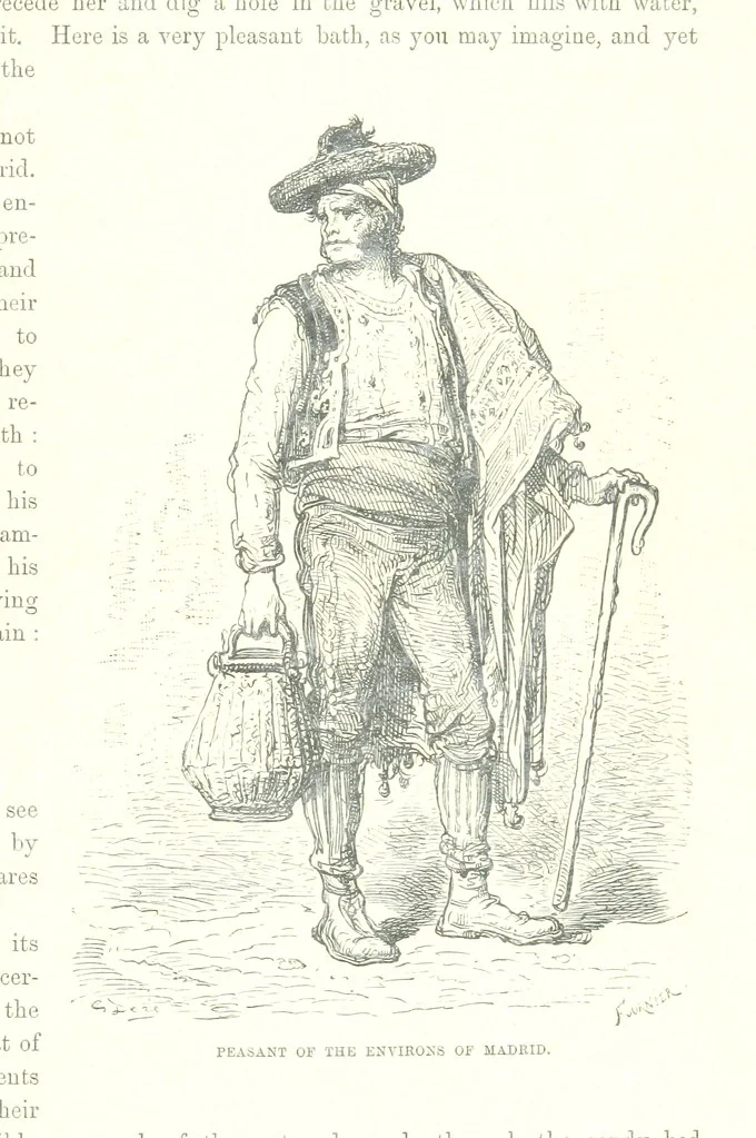 An illustration from Spain ... Illustrated by Gustave Doré. Translated by J. Thomson, 1881, leaf 449