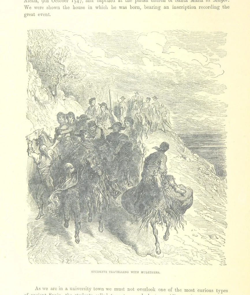 An illustration from Spain ... Illustrated by Gustave Doré. Translated by J. Thomson, 1881, leaf 458