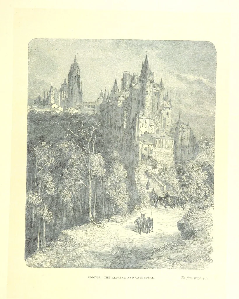 An illustration from Spain ... Illustrated by Gustave Doré. Translated by J. Thomson, 1881, leaf 463