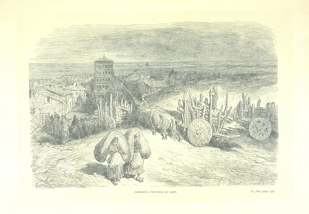 An illustration from Spain ... Illustrated by Gustave Doré. Translated by J. Thomson, 1881, leaf 475