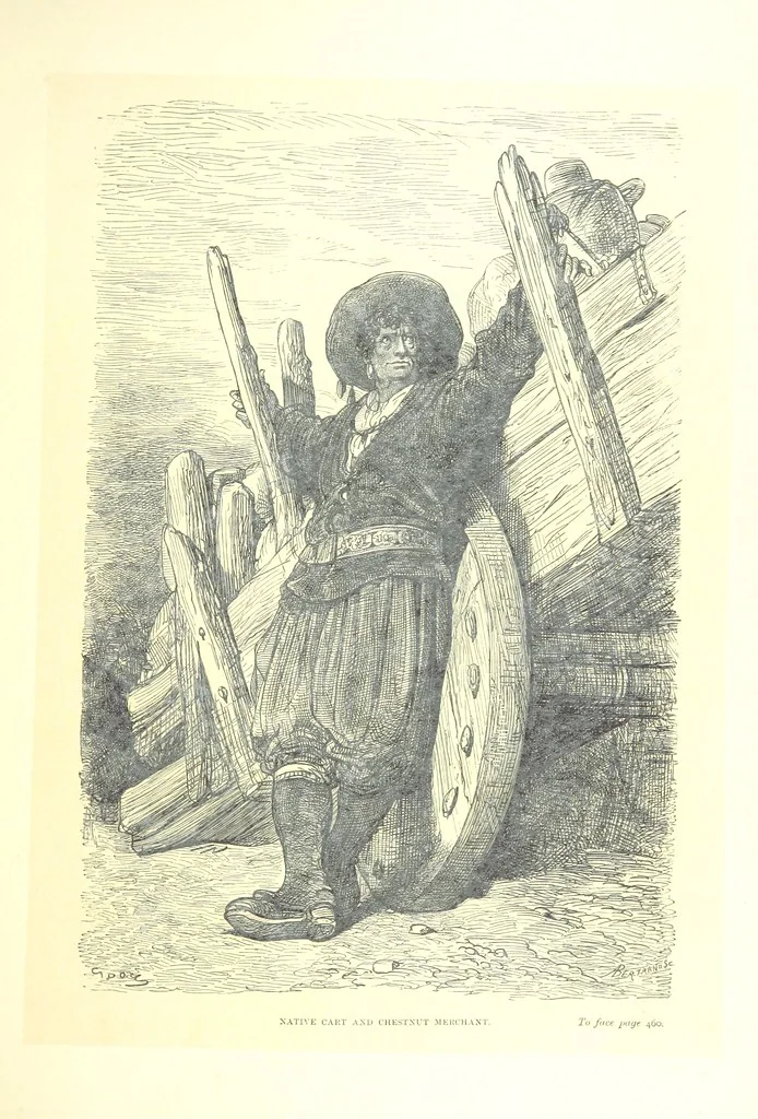 An illustration from Spain ... Illustrated by Gustave Doré. Translated by J. Thomson, 1881, leaf 483