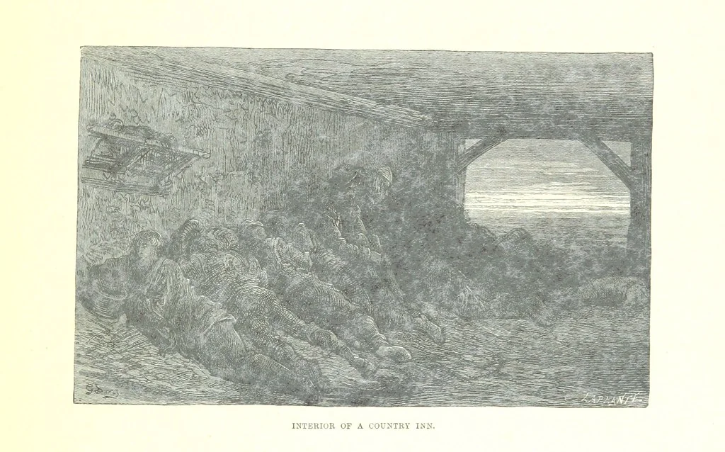 An illustration from Spain ... Illustrated by Gustave Doré. Translated by J. Thomson, 1881, leaf 487