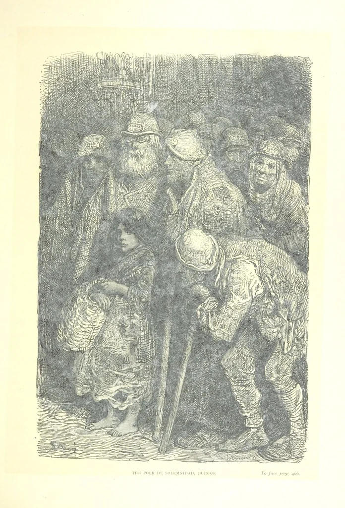An illustration from Spain ... Illustrated by Gustave Doré. Translated by J. Thomson, 1881, leaf 489
