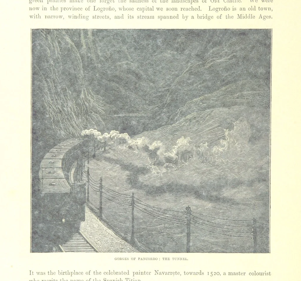 An illustration from Spain ... Illustrated by Gustave Doré. Translated by J. Thomson, 1881, leaf 496