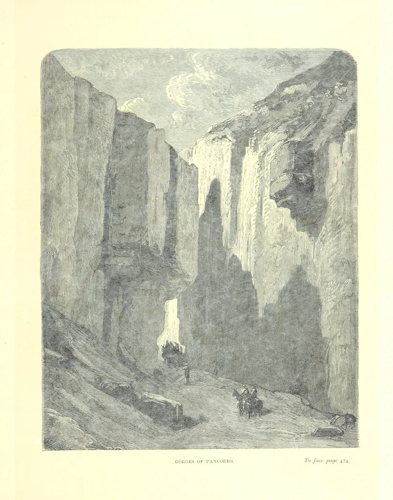 An illustration from Spain ... Illustrated by Gustave Doré. Translated by J. Thomson, 1881, leaf 497
