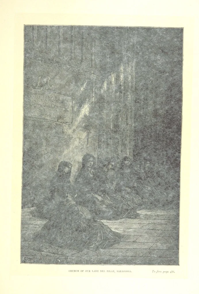 An illustration from Spain ... Illustrated by Gustave Doré. Translated by J. Thomson, 1881, leaf 509