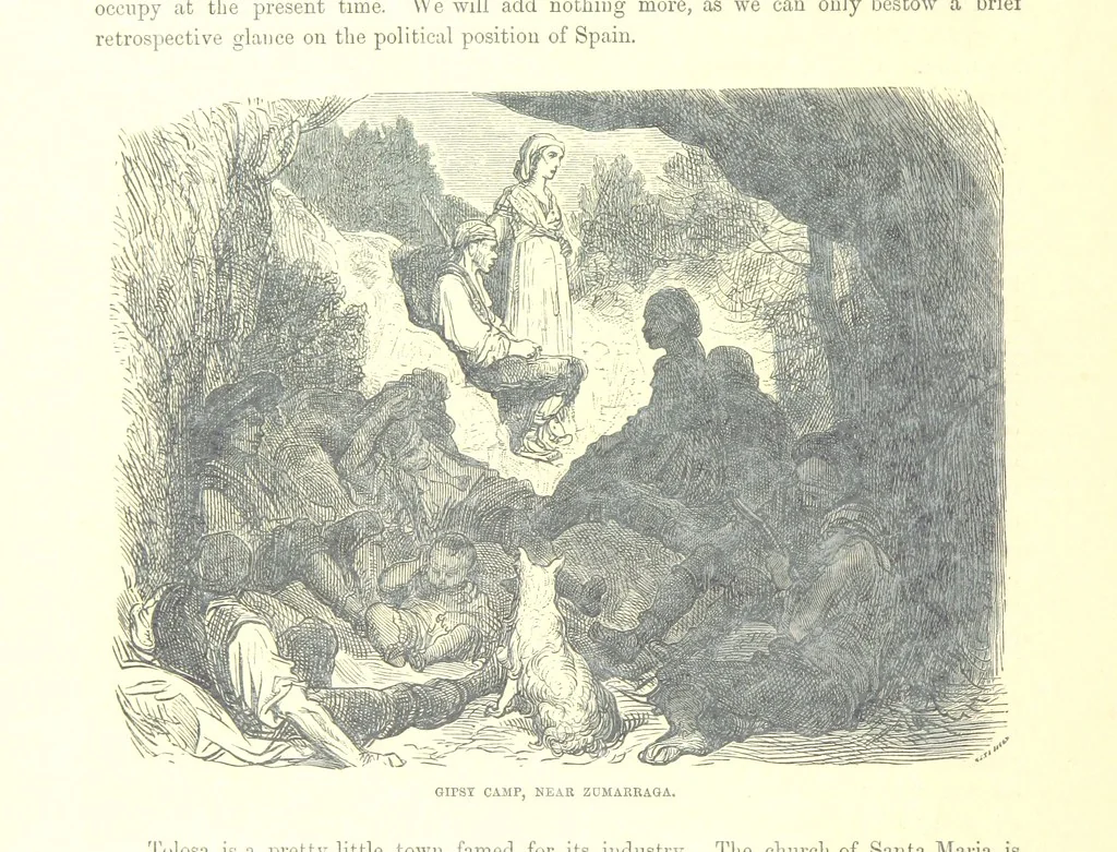An illustration from Spain ... Illustrated by Gustave Doré. Translated by J. Thomson, 1881, leaf 526