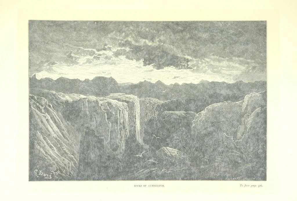 An illustration from Spain ... Illustrated by Gustave Doré. Translated by J. Thomson, 1881, leaf 539