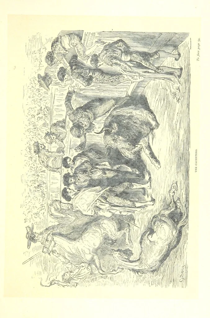 An illustration from Spain ... Illustrated by Gustave Doré. Translated by J. Thomson, 1881, leaf 75