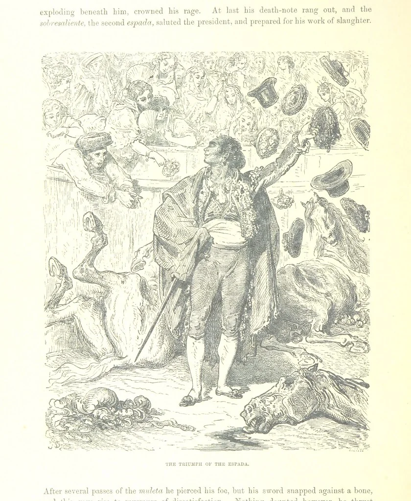 An illustration from Spain ... Illustrated by Gustave Doré. Translated by J. Thomson, 1881, leaf 78