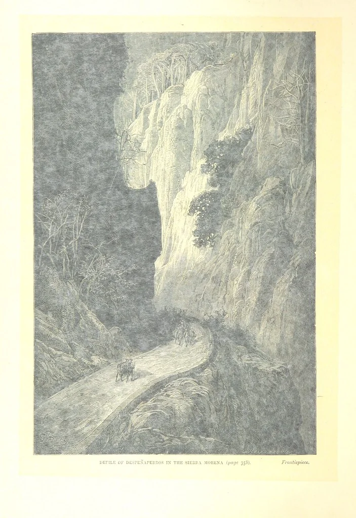 An illustration from Spain ... Illustrated by Gustave Doré. Translated by J. Thomson, 1881, leaf 8