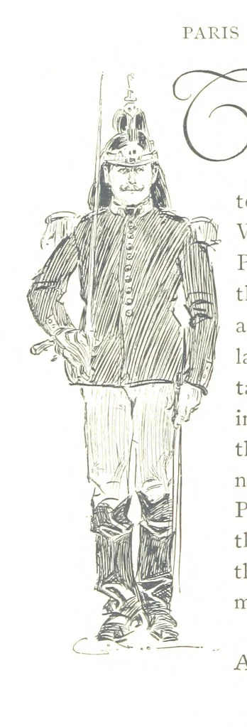 An illustration from About Paris ... Illustrated by Charles Dana Gibson, 1895, leaf 114
