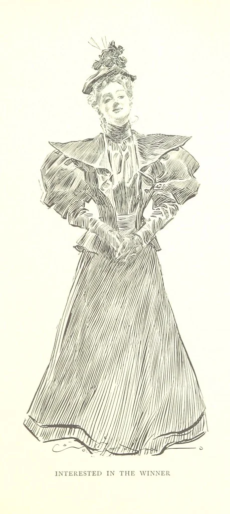 An illustration from About Paris ... Illustrated by Charles Dana Gibson, 1895, leaf 165