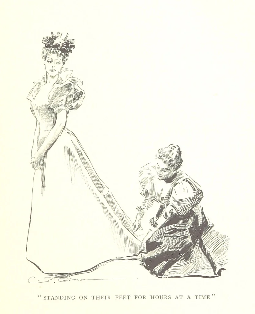 An illustration from About Paris ... Illustrated by Charles Dana Gibson, 1895, leaf 203