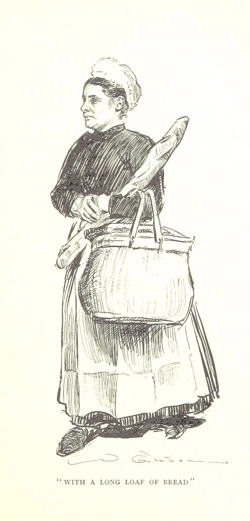 An illustration from About Paris ... Illustrated by Charles Dana Gibson, 1895, leaf 29