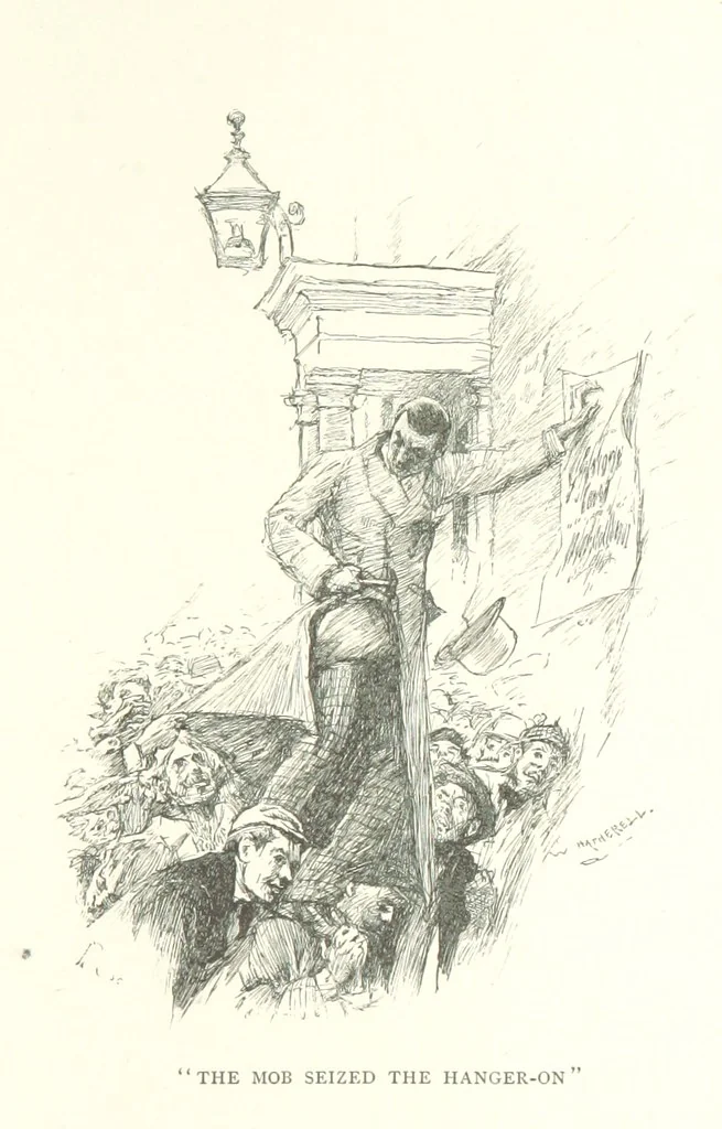 An illustration from Our English Cousins ... Illustrated, 1894, leaf 107