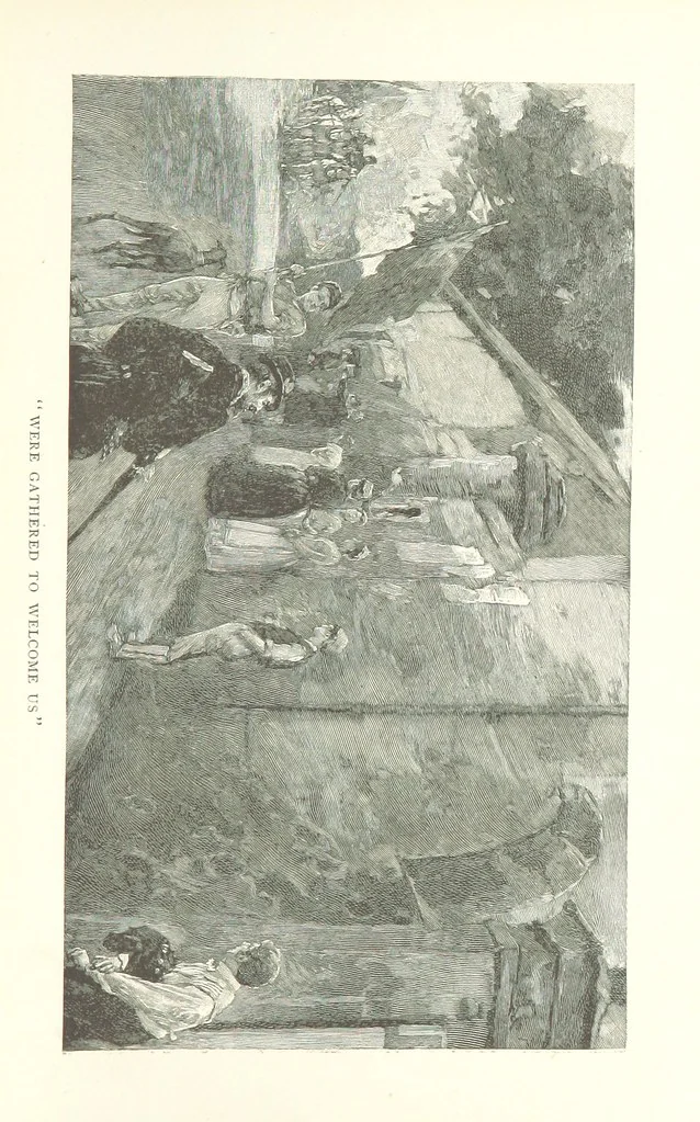 An illustration from Our English Cousins ... Illustrated, 1894, leaf 117