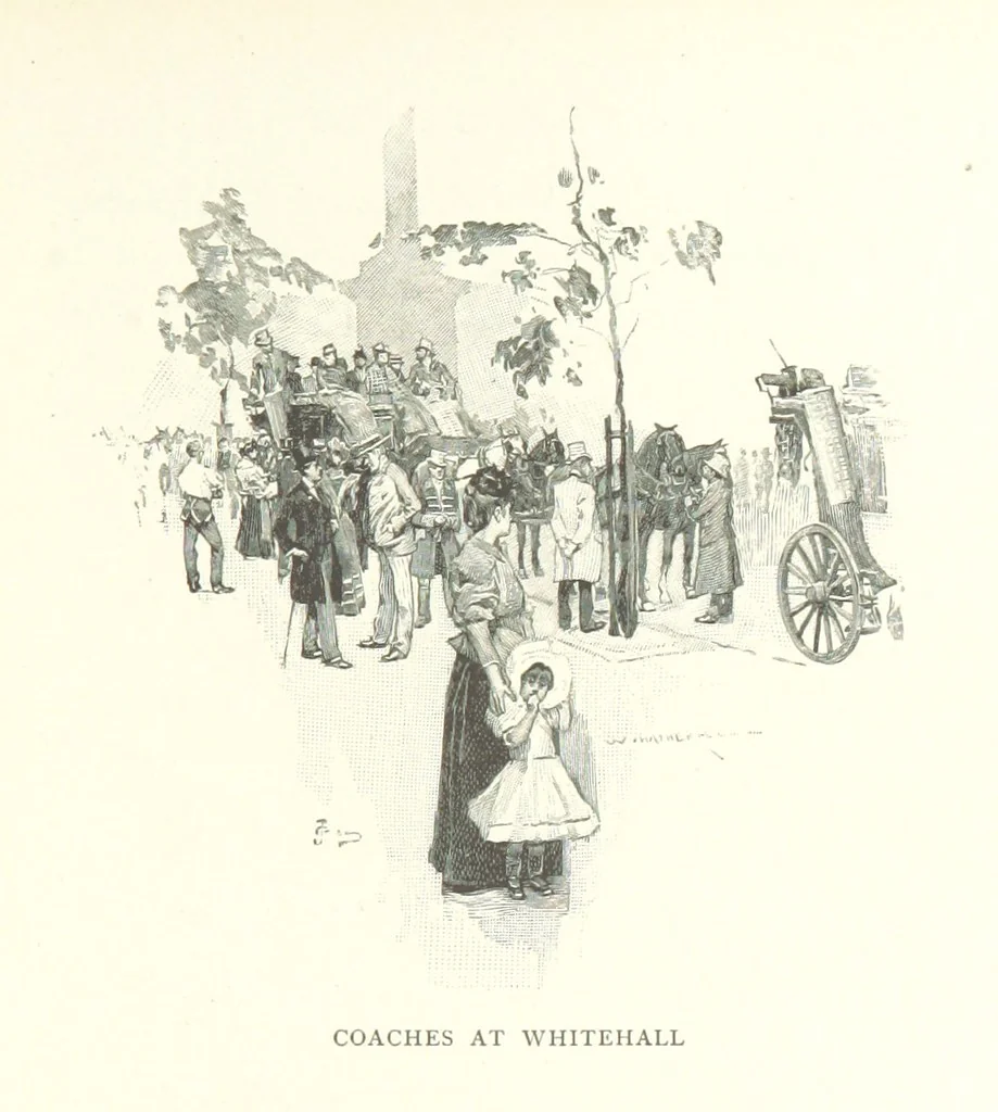 An illustration from Our English Cousins ... Illustrated, 1894, leaf 185