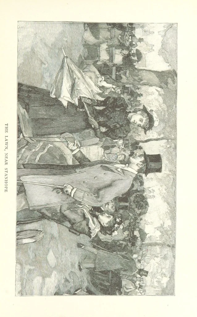 An illustration from Our English Cousins ... Illustrated, 1894, leaf 193