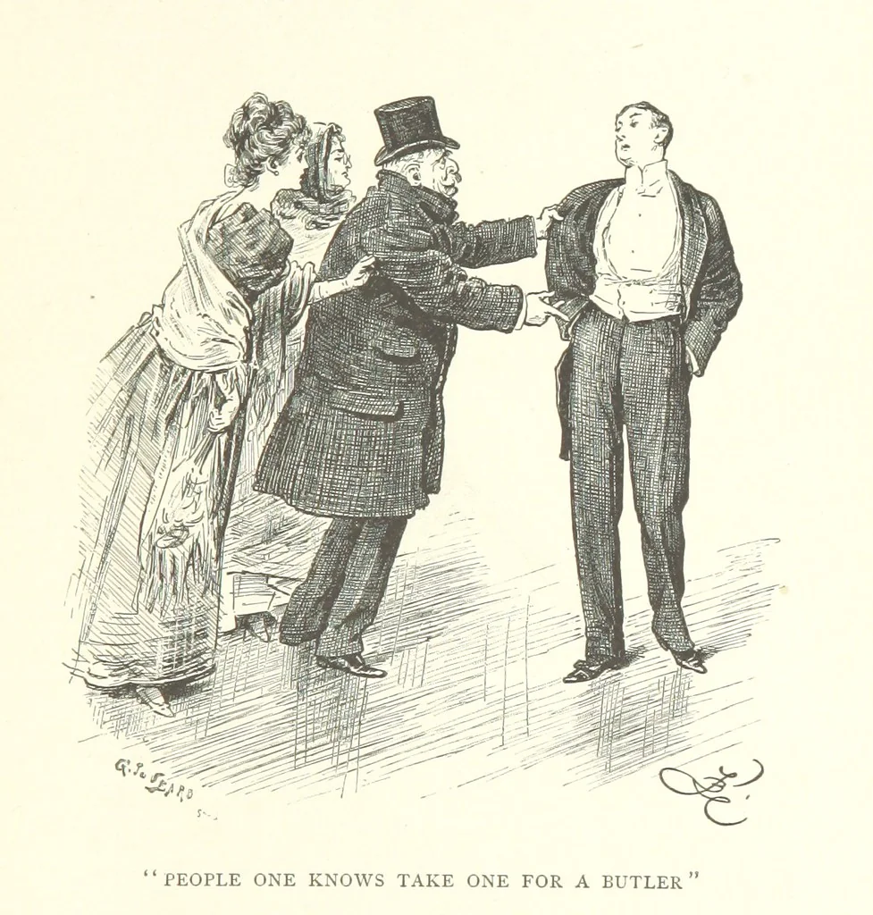 An illustration from Our English Cousins ... Illustrated, 1894, leaf 213