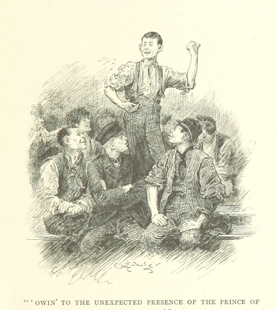 An illustration from Our English Cousins ... Illustrated, 1894, leaf 241