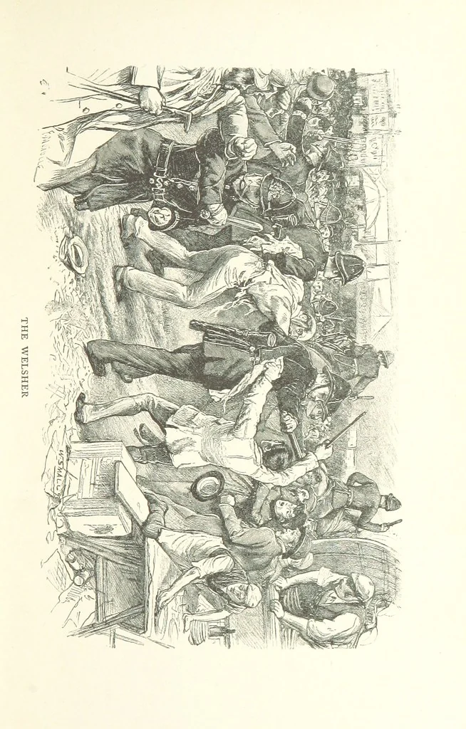 An illustration from Our English Cousins ... Illustrated, 1894, leaf 35