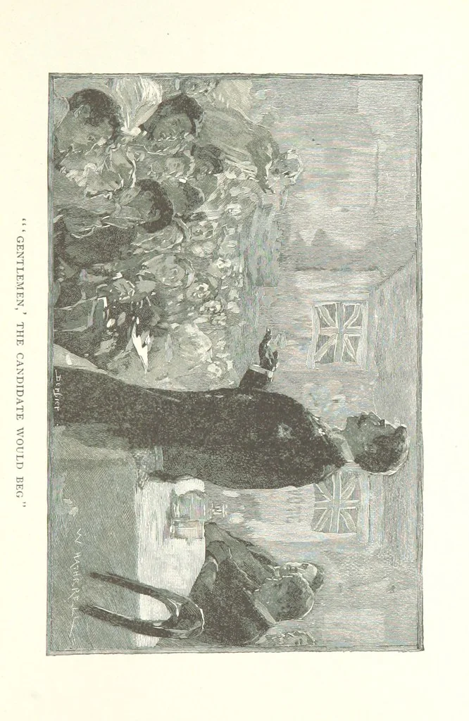 An illustration from Our English Cousins ... Illustrated, 1894, leaf 83
