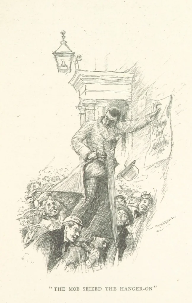 An illustration from Our English Cousins ... Illustrated, 1894, leaf 107