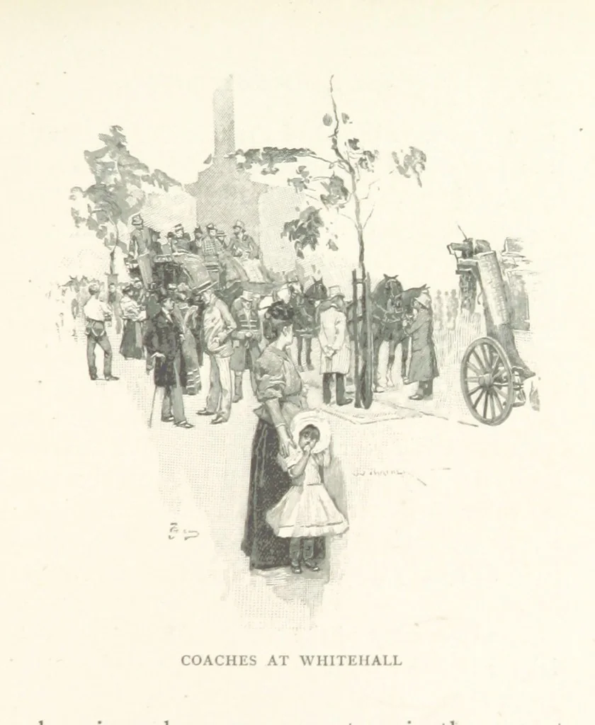 An illustration from Our English Cousins ... Illustrated, 1894, leaf 185