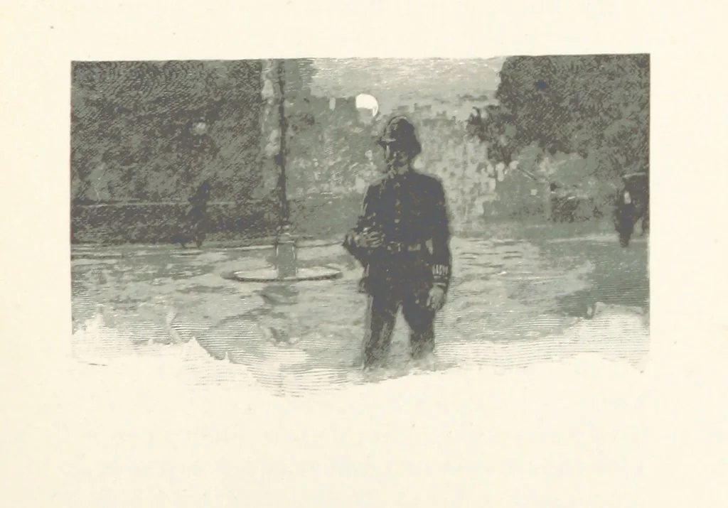 An illustration from Our English Cousins ... Illustrated, 1894, leaf 201