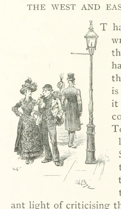 An illustration from Our English Cousins ... Illustrated, 1894, leaf 202