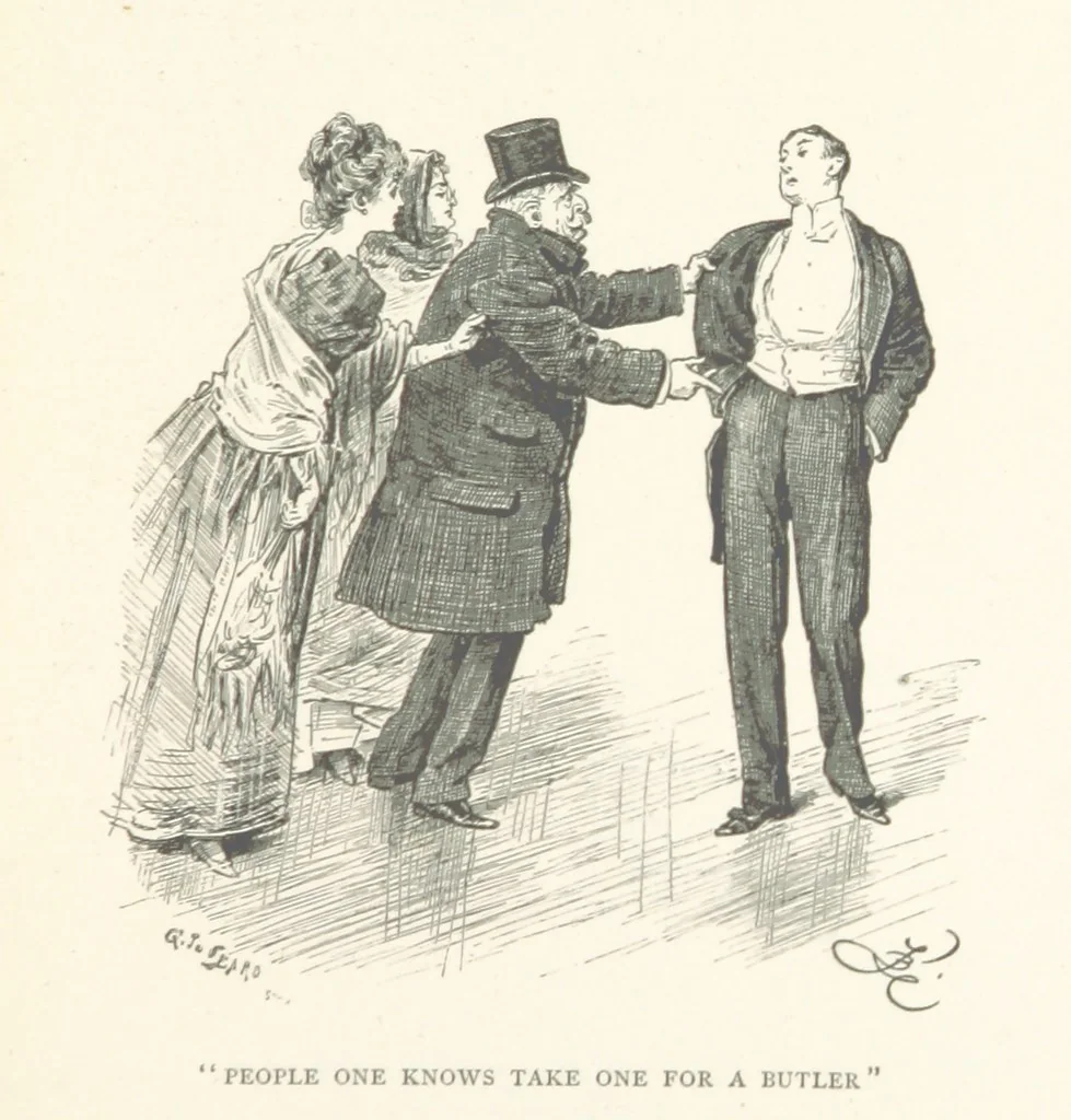 An illustration from Our English Cousins ... Illustrated, 1894, leaf 213