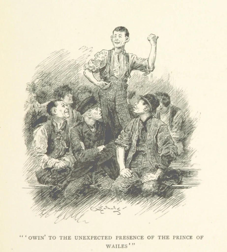 An illustration from Our English Cousins ... Illustrated, 1894, leaf 241