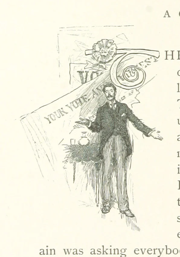 An illustration from Our English Cousins ... Illustrated, 1894, leaf 64