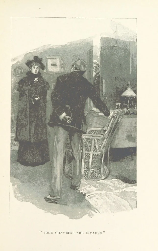 An illustration from Our English Cousins ... Illustrated, 1894, leaf 69