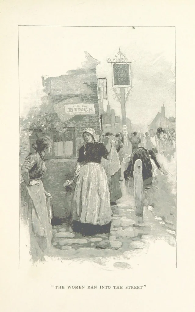 An illustration from Our English Cousins ... Illustrated, 1894, leaf 95